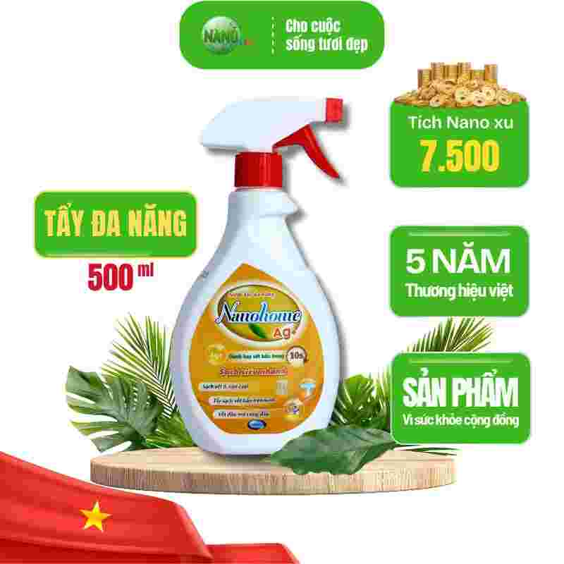 Nước tẩy đa năng Nano Home Ag+  500ml